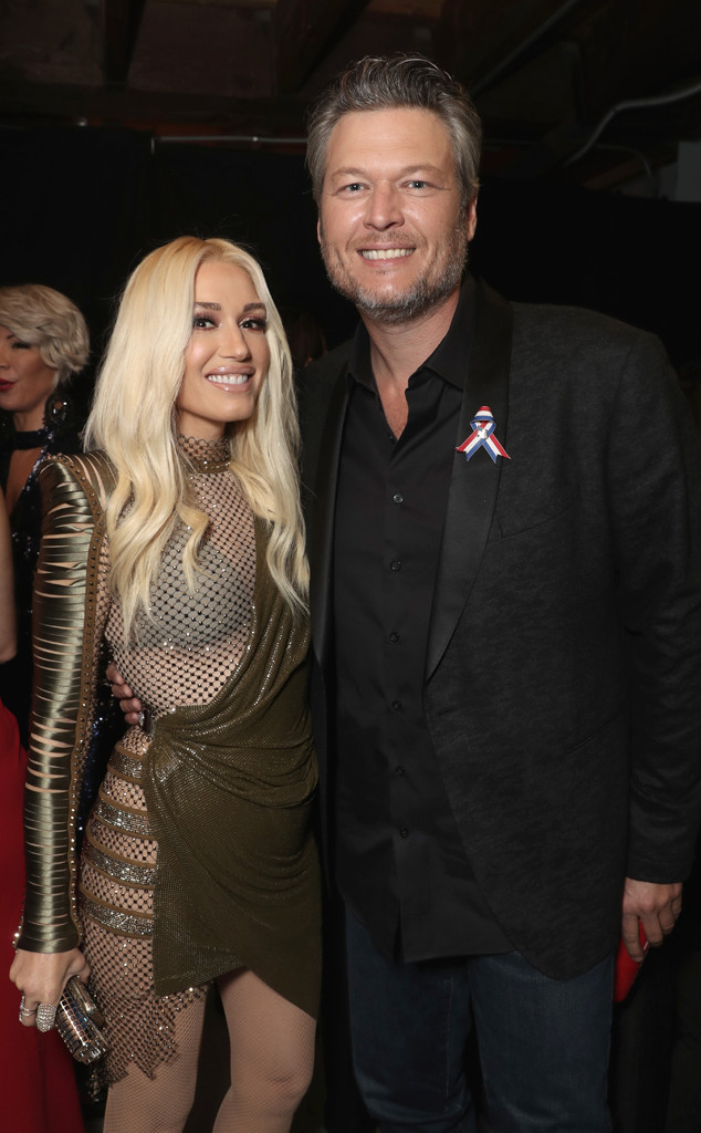 Gwen Stefani, Blake Shelton, 2018 Peoples Choice Awards, PCAs, Candids, Backstage